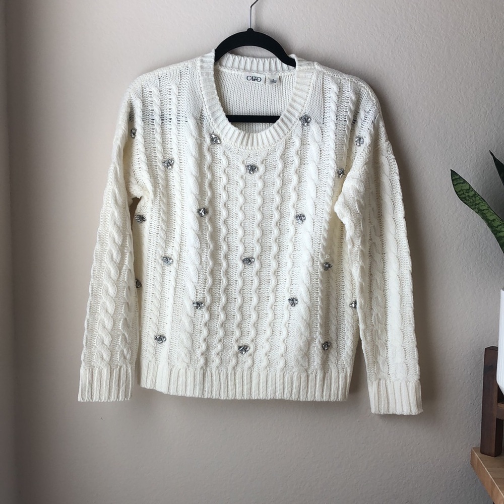 CATO Embellished Sweater